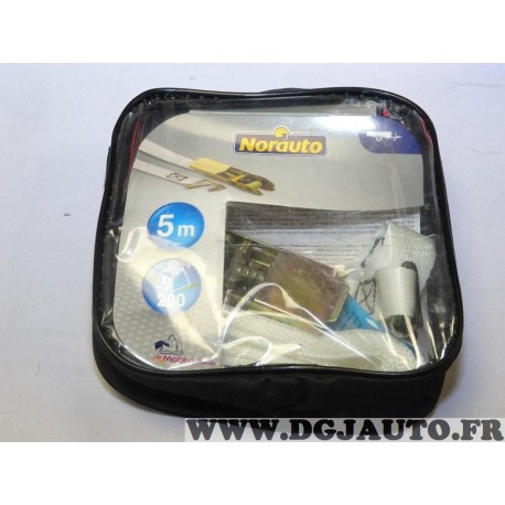 Sangle 5m 5 mètres resistance 200Kg fixation arrimage chargement remorque Norauto 