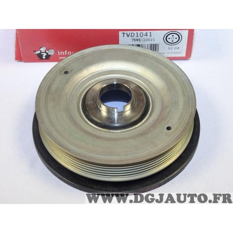 Poulie damper vilebrequin Gates TVD1041 pour renault avantime espace 3 III laguna 2 II master 2 II trafic 2 II velsatis vel sati