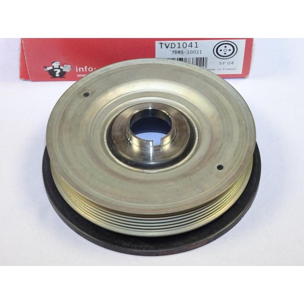 Poulie damper vilebrequin Gates TVD1041 pour renault avantime espace 3 III laguna 2 II master 2 II trafic 2 II velsatis vel sati