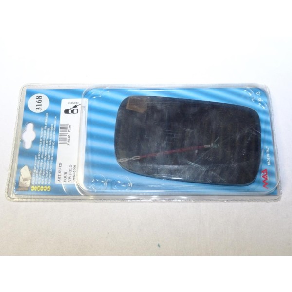 Vitre miroir glace de retroviseur avant droit MAD 3168 537129 pour volkswagen polo de 1994 à 2000  
