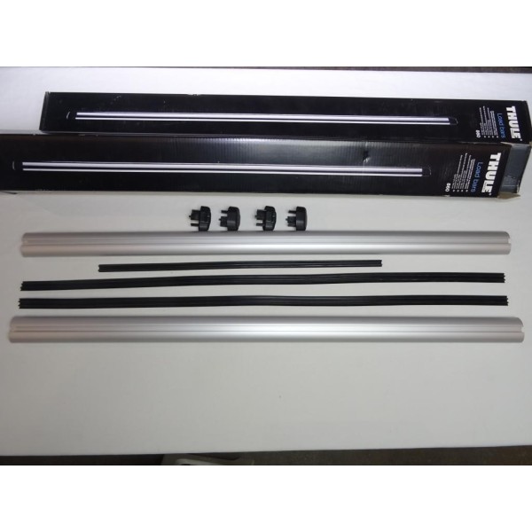 Paire barres de toit alu (juste les barres contenu de la photo) longueur 108cm de long Thule 860 860000  