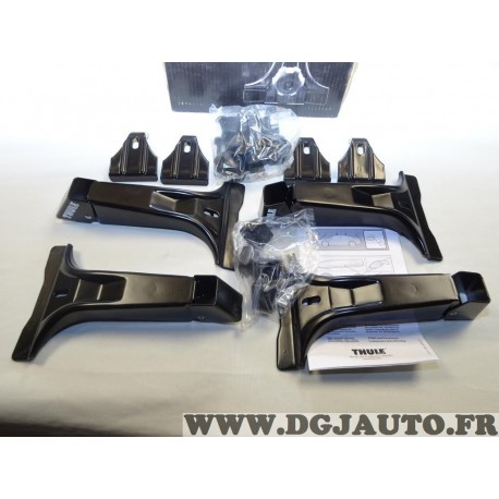 Kit pieds fixation barre de toit Thule 952 pour vehicules avec gouttieres hauteur 20cm 