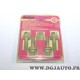Pack 4 boulons ecrou antivol roue jante M12x1.25 M12 x 1.25 Mcgard 26000SU pour citroen BX CX xsara picasso visa alfa romeo 155 