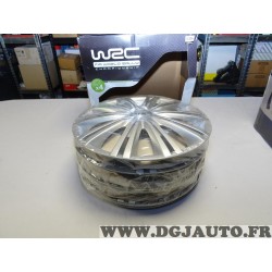 Pack lot 4 enjoliveurs cache roue jante 13" 13 pouces WSC WRC007453 