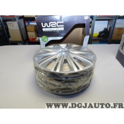 Pack lot 4 enjoliveurs cache roue jante 13" 13 pouces WSC WRC007453