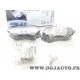 Jeux 4 plaquettes de frein avant montage lucas Jurid 571945JC pour mercedes classe A W168