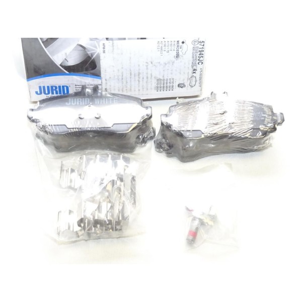 Jeux 4 plaquettes de frein avant montage lucas Jurid 571945JC pour mercedes classe A W168  