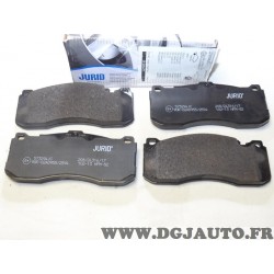 Jeux 4 plaquettes de frein avant montage brembo Jurid 573294JC pour BMW serie 1 3 E81 E82 E87 E88 E90 E91 E92 E93 
