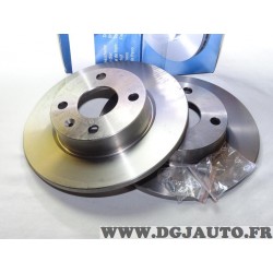 Paire disques de frein arriere plein 240mm diametre Bosch BD644 0986478731 pour opel corsa C tigra B combo C