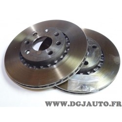 Paire disques de frein avant 256mm ventilé Norauto NDF9046 pour opel ascona C astra F calibra kadett E vectra A B corsa B tigra