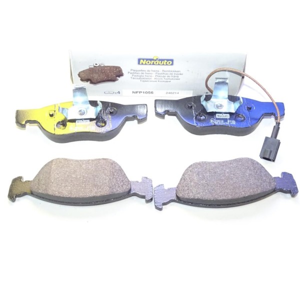 Jeux 4 plaquettes de frein avant montage ATE Norauto FDB1056 pour alfa romeo 145 146 fiat barchetta brava bravo punto 2 II marea