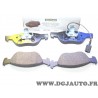 Jeux 4 plaquettes de frein avant montage ATE Norauto FDB1056 pour alfa romeo 145 146 fiat barchetta brava bravo punto 2 II marea