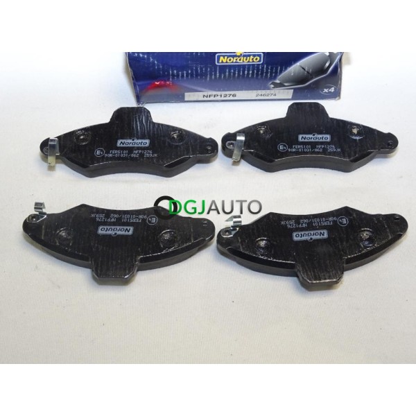 Jeux 4 plaquettes de frein avant montage bendix Norauto NFP1276 pour ford escort 7 VII partir de 1995  