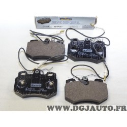 Jeux 4 plaquettes de frein avant montage lucas Norauto NFP687 pour citroen ZX C15 