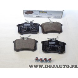 Jeux 4 plaquettes de frein arriere montage lucas Norauto NFP541 pour seat ibiza cordoba volkswagen lupo polo