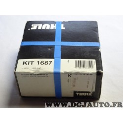 Kit pieds fixation barre de toit 1687 Thule KIT1687 pour peugeot 208 partir de 2012 