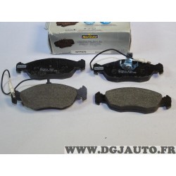 Jeux 4 plaquettes de frein avant montage teves Norauto NFP876 pour peugeot 306 citroen xsara