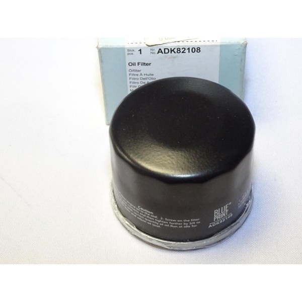 Filtre à huile Blue print ADK82108 pour suzuki celerio ignis 3 III swift 5 V 1.0 1.2 essence  
