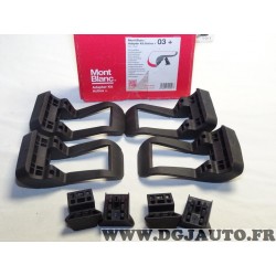 Kit semelles pieds barre de toit Activa 03+ Mont Blanc 