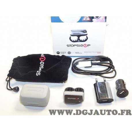 Bague anti-somnolence electrodermale Stopsleep S200 avec chargeur 