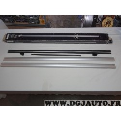 Paire barres de toit aluminium (juste les barres et MANQUE 2 BOUCHONS) 135 centimetres de long Thule 862 862000 