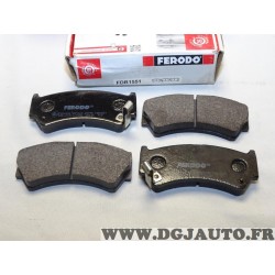 Jeux 4 plaquettes de frein avant montage akebono Ferodo FDB1551 pour suzuki baleno EG