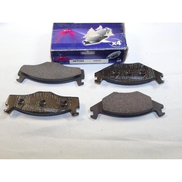 Jeux 4 plaquettes de frein avant montage kelsey Norauto NFP392 pour seat cordoba 1 ibiza 2 II volkswagen golf 1 2 I II jetta 1 2