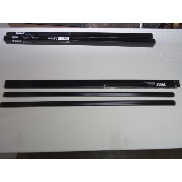 Paire barres de toit acier (juste les barres) longueur 108 centimetres Thule 760  