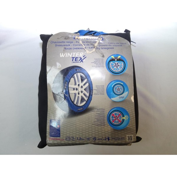 Paire chaussettes neige Norauto Winter tex 01 pour pneu roue jante 135/80/13 155/70/13 165/65/13 175/60/13 195/55/13 155/60/14 1