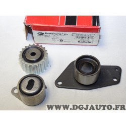 Ensemble galets de distribution tendeur + enrouleurs (courroie non incluse) Gates K025484XS pour renault clio 1 2 I II express k