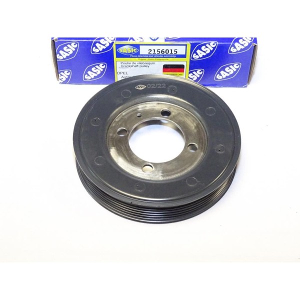 Poulie damper vilebrequin Sasic 2156015 5614444 pour opel astra G corsa C combo C meriva A 1.7DTI 1.7 DTI diesel  