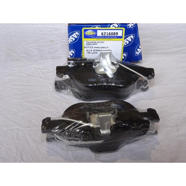 Jeux 4 plaquettes de frein avant montage teves Sasic 6216089 71769141 pour alfa romeo 147 156 lancia lybra  