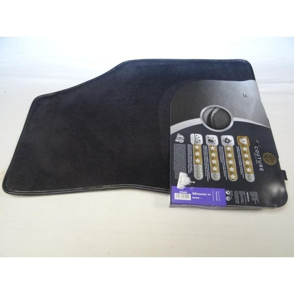 Ensemble 4 tapis de sol sur mesure avant + arriere Couture 2195218 pour renault megane 4 IV partir de 2016  