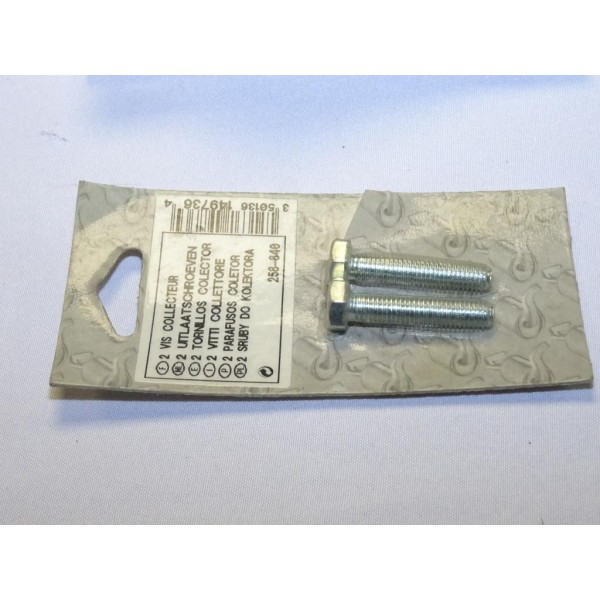 Lot 2 vis boulon fixation echappement silencieux collecteur tuyau 40mm Bosal 258840 pour divers véhicules fiat alfa romeo lancia
