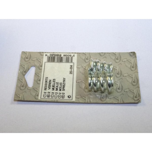 Blister 2 ressorts fixation tuyau tube echappement Bosal 251004 pour peugeot 205 309 1.0 1.1 1.4 essence  