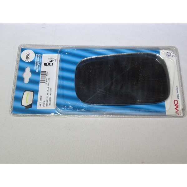 Vitre miroir glace retroviseur avant droit MAD 3090 188901 pour renault laguna 2 II de 2001 à 2008 velsatis de 2002 à 2009  