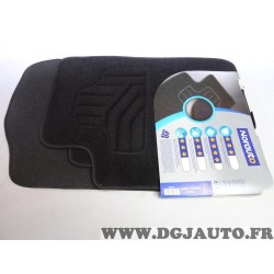 Ensemble 4 tapis de sol sur mesure avant + arriere Norauto 2195611 pour citroen xsara picasso partir de 12/2007