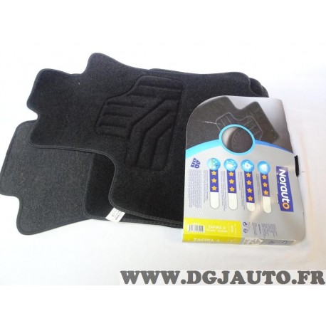 Ensemble 4 tapis de sol sur mesure avant + arriere Norauto 2195655 pour opel zafira A de 1999 à 2005 