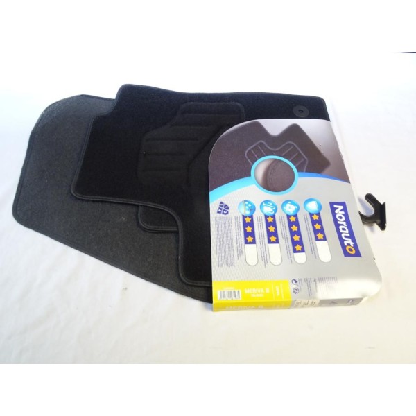 Ensemble 4 tapis de sol sur mesure avant + arriere Norauto 2195653 pour opel meriva B partir de 06/2010  