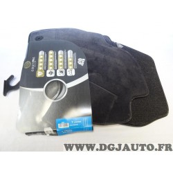 Ensemble 4 tapis de sol sur mesure avant + arriere Couture 19917 pour volkswagen T-cross partir de 02/2019