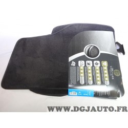 Ensemble 4 tapis de sol sur mesure avant + arriere Couture 2195154 pour audi A3 de 2012 à 2016