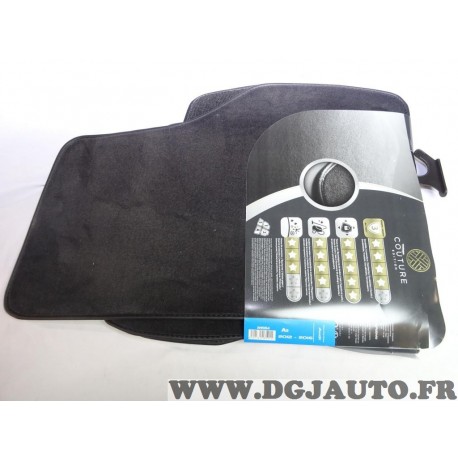 Ensemble 4 tapis de sol sur mesure avant + arriere Couture 2195154 pour audi A3 de 2012 à 2016 