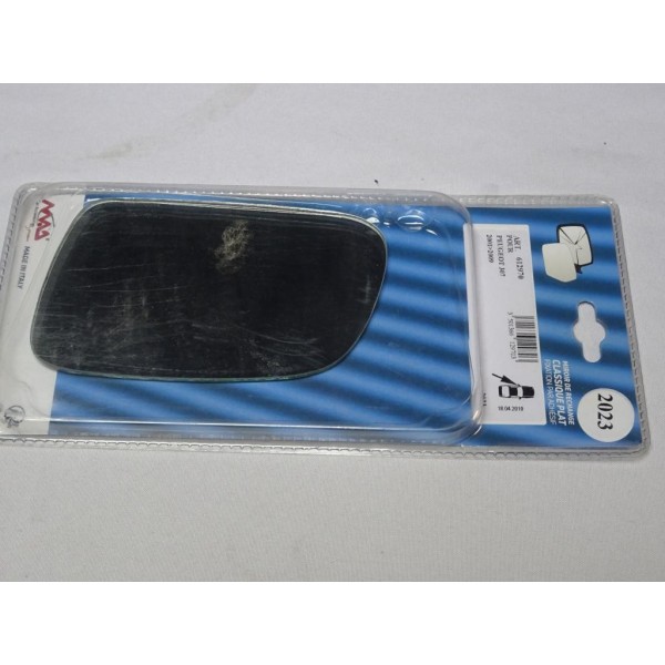 Vitre miroir glace retroviseur avant gauche MAD 2023 612970 pour peugeot 307 de 2001 à 2009  