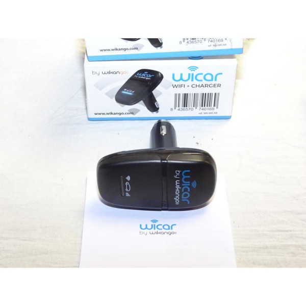 Boitier routeur Wifi + chargeur prise allume cigare Wikango Wicar  