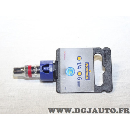 Douille clé à cliquet 1/4 6mm Norauto TH03195 