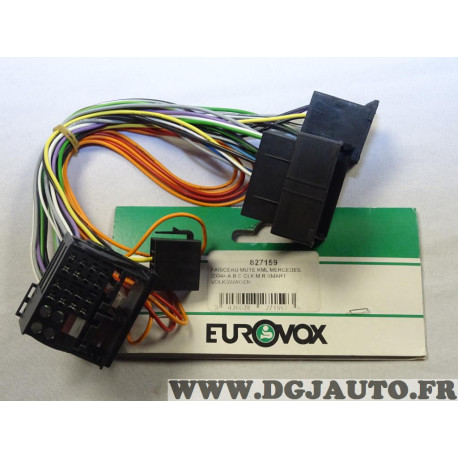 Cable faisceau electrique branchement poste radio autoradio Eurovox 827159 pour mercedes classe A B C CLK ML R smart 