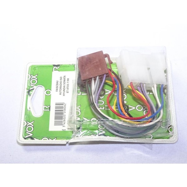 Cable faisceau electrique branchement poste radio autoradio Eurovox 5806 pour hyundai sonata atos  