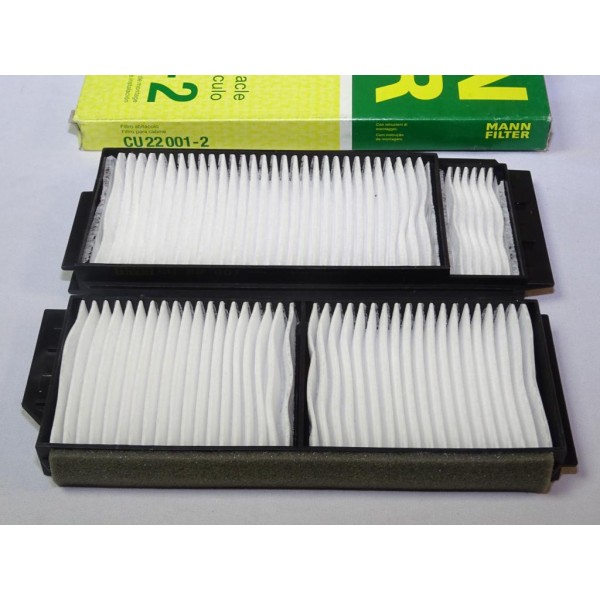 Paire filtres habitacle interieur Mann filter CU22001-2 pour mazda 3 5 III V BK CR19 CW  