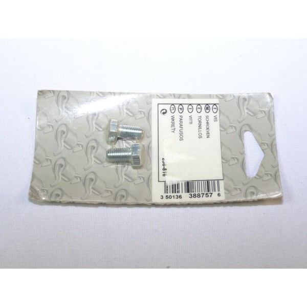 Blister 2 vis boulon fixation echappement silencieux collecteur tuyau 16mm Bosal 258816 pour divers véhicules fiat alfa romeo la
