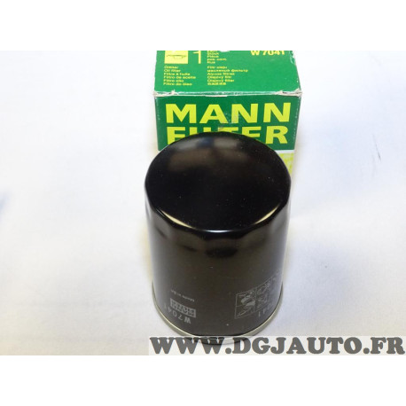 Filtre à huile Mann filter W7041 pour ford maverick nissan 100NX 200SX sunny maxima cherry primera bluebird terrano 300ZX almera